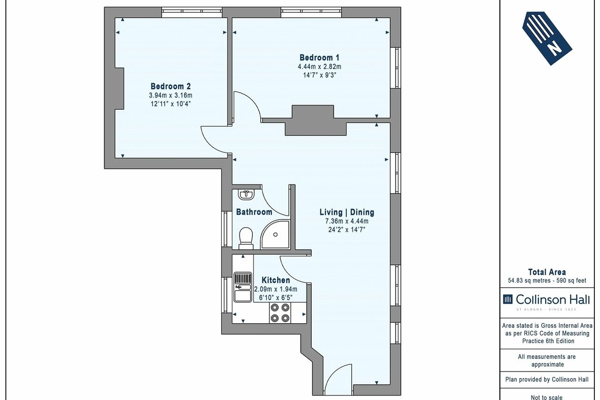 House,developmentPlot New Instruction in Grosvenor Road, St. Albans, Hertfordshire - View 17 - Collinson Hall